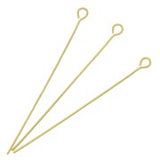Clous tête ronde 50x0.7 mm - Acier inoxydable 304 Doré x6|raw }}