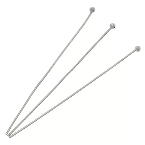 Clous tête boule 50x0.7 mm - Acier inoxydable 304 x10