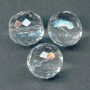 Facettes 14 mm Crystal x4
