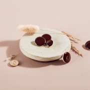 Bouton à queue pour la couture en métal - Atelier Brunette Dotty 15 mm - Rust x1