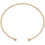 Bracelet jonc 2.2 mm avec boules dévissables -  Gold filled (or laminé)  x17.5cm|raw }}