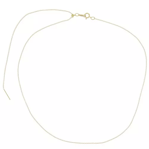 Tour de cou réglable maille Forçat 1.1 mm - Gold filled (or laminé) x57cm