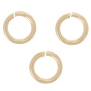 Anneaux ouverts 5x0.8 mm en Gold filled (or laminé)  x10|raw }}