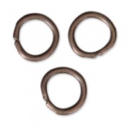 Anneaux ouverts 5.5x0.8 mm - Fabrication Européenne - cuivré vieilli x50