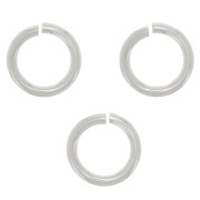 Anneaux ouverts 5x0.8 mm en Argent 925 x10|raw }}