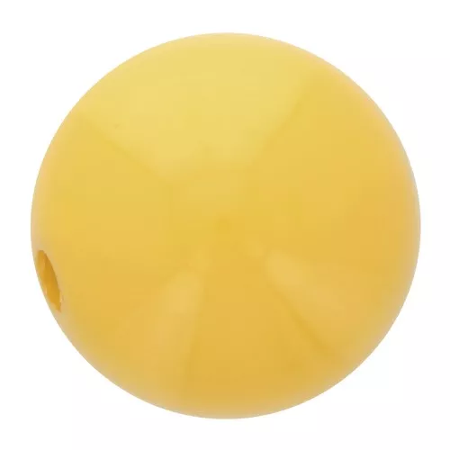 Perle en résine opaque 10 mm - Ocre x1