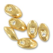 Long Magatama Miyuki 4x7 mm LMA-4202 - Duracoat Galvanized Gold x 10g|raw }}