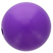 Perle en résine opaque 14 mm - Violet x1|raw }}