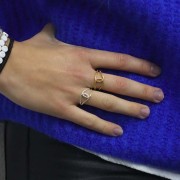 Bague croisée martelée - Taille 49 - Argent 925 x1