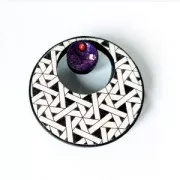 Silk Screen Moiko pour Pâte polymère 74x105 mm - Motif Feuilles 11.34 x1