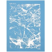 Silk Screen Moiko pour Pâte polymère 74x105 mm - Motif Marbré 18.13 x1|raw }}