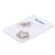Tapis de perlage adhésif 18x12 cm - Transparent x1