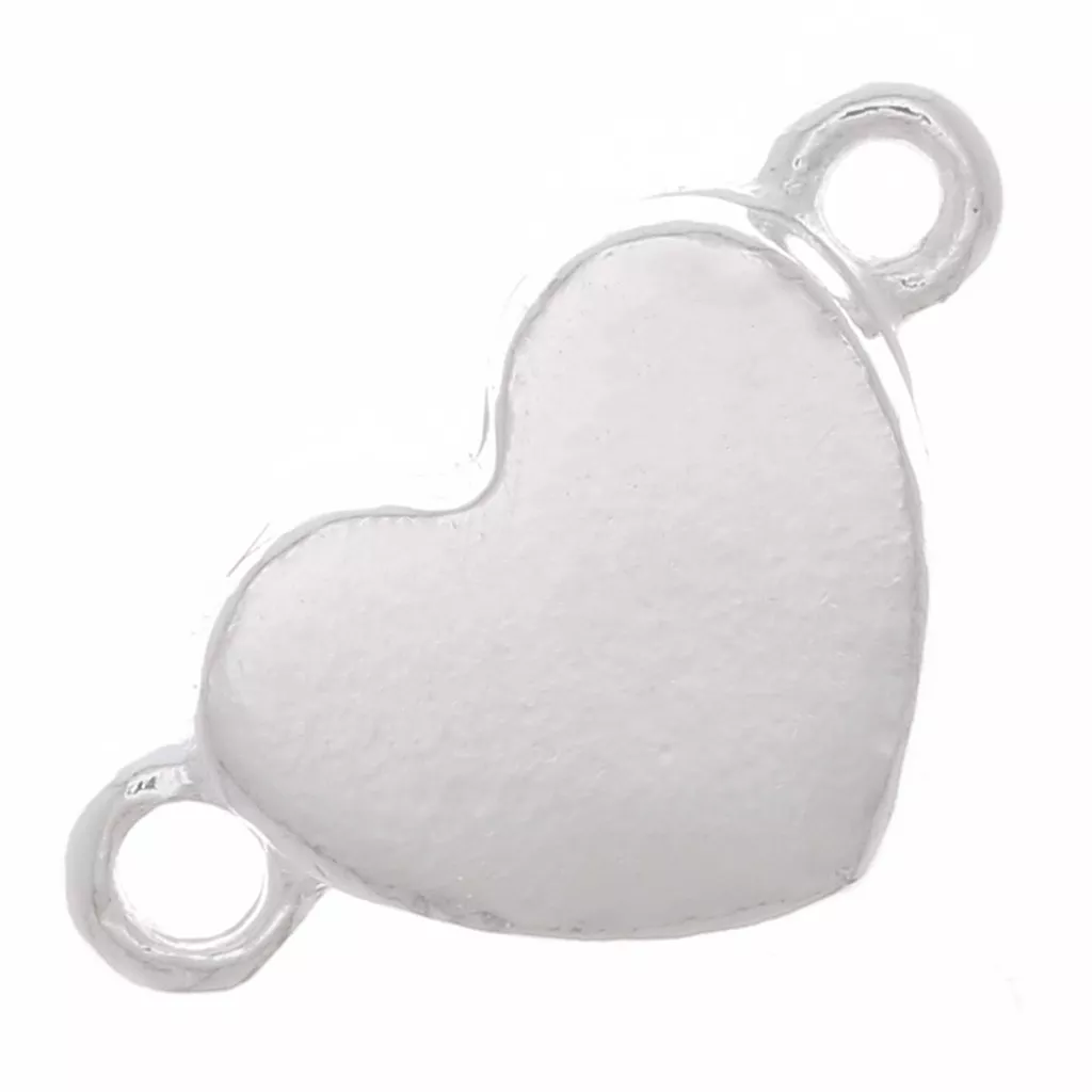 4 Pièces Fermoir Collier Aimanté Argent 925 Coeur - Fermoir Magnetique Bracelet Bijoux