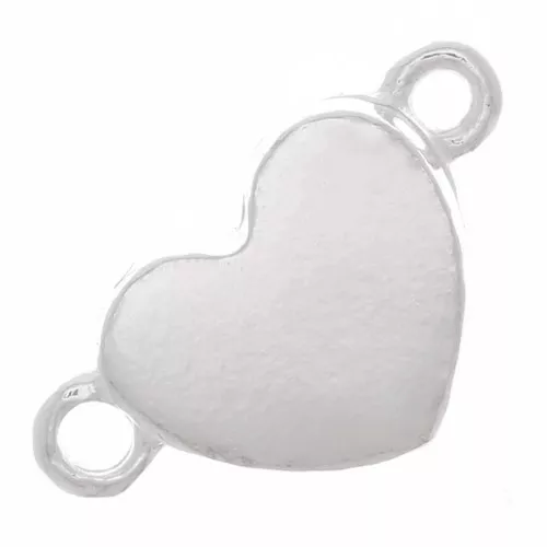 Fermoir coeur aimanté 6 mm - Argent 925 x1