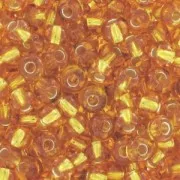 Perles rocailles Preciosa  9/0 2.5 mm - Topaz Silver Lined x20g