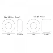 Rocaille Toho Demi Round 8/0 TO8RPF557 - PermaFinish Galvanized Starlight x5g