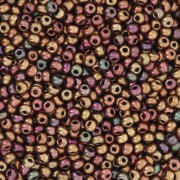 Perles rocailles Preciosa  11/0 2 mm - Metallic Iris Satin x20g