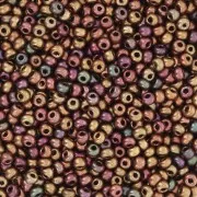Perles rocailles Preciosa  11/0 2 mm - Metallic Iris Satin x20g