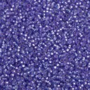 Rocaille Miyuki 15/0 1654 - Dyed SF Purple Silverline x8g