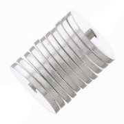 Perles rondelles Heishi - disques plats percés 5x0.5 mm - Argent 925 x6