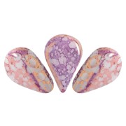 Perles en verre Amos® par Puca® 5x8 mm - Opaque White Bronze x10g|raw }}