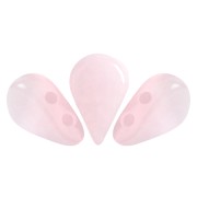 Perles en verre Amos® par Puca® 5x8 mm - Light Pink Opal x10g|raw }}