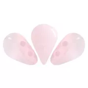 Perles en verre Amos® par Puca® 5x8 mm - Light Pink Opal x10g