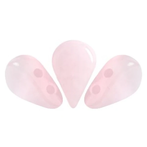 Perles en verre Amos® par Puca® 5x8 mm - Light Pink Opal x10g