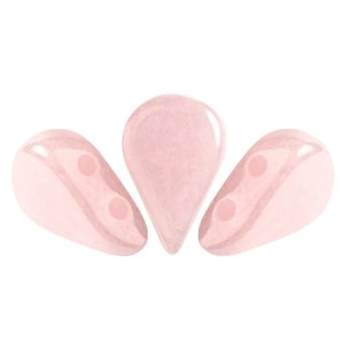 Perles en verre Amos® par Puca® 5x8 mm - Light Pink Opal Luster x10g