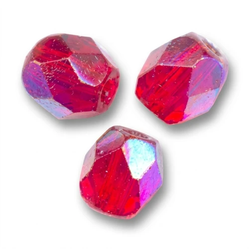 Facettes 6 mm Light Siam AB x25