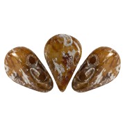 Perles en verre Amos® par Puca® 5x8 mm - Light Pink Opal New Picasso x10g