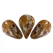 Perles en verre Amos® par Puca® 5x8 mm - Light Pink Opal New Picasso x10g