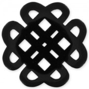 Intercalaire fleur 48 mm Noir x1|raw }}