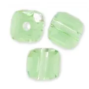 Cubes 8 mm Chrysolite x5