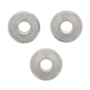 Perles rondelles Heishi - disque plat 5x2 mm - Acier inoxydable 304 x20|raw }}