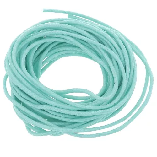 Coton ciré 1,5 mm Turquoise x5 m