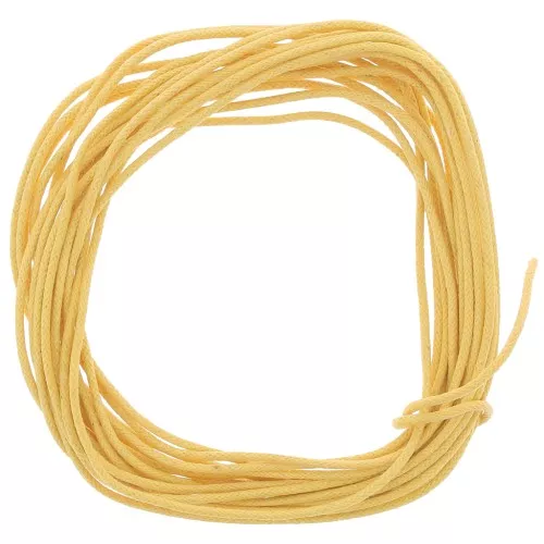 Coton ciré 1,5 mm Jaune x5 m