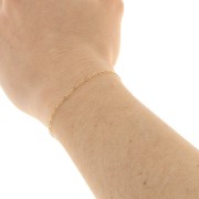 Chaîne maille Forçat limée 1.6 mm - Gold filled (or laminé) x50cm