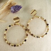 Perles olive diamantées 10x6 mm en Argent 925 x4