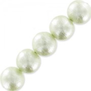 Cotton Pearls Miyuki 14 mm Vert d'eau x4