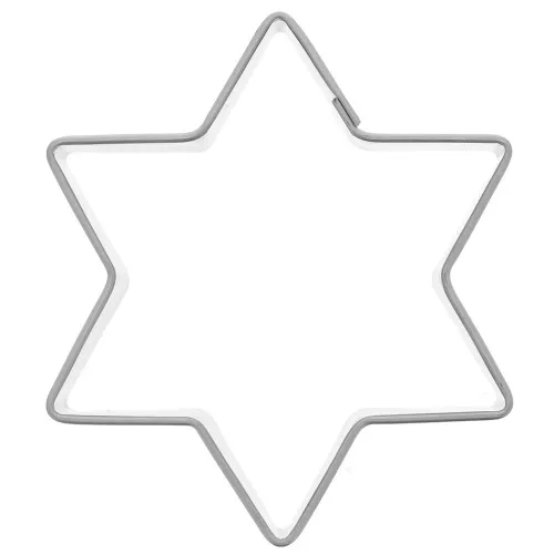 Emporte-pièce en acier inox pour modelage 49x43 mm - Etoile x1