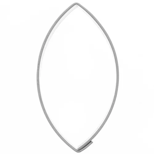 Emporte-pièce en acier inox pour modelage 46x25 mm - Navette x1
