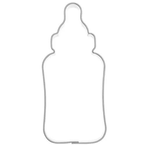 Emporte-pièce en acier inox pour modelage 70x31 mm - Biberon x1