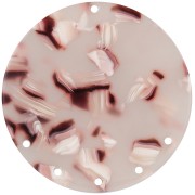 Pendentif - chandelier 43mm en acétate Ecaille tortue Marron clair - Blanc - Noir