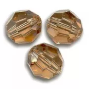 Perles rondes  PureCrystal 5000 4 mm Light Smoked Topaz x20