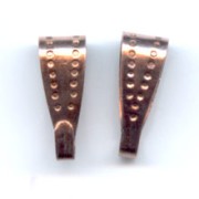 Attaches pendentif 11 mm cuivré vieilli x5