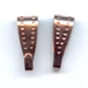 Attaches pendentif 11 mm cuivré vieilli x5