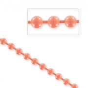 Chaîne maille boule 3,2 mm Coral x1m|raw }}