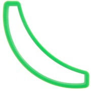 Emporte-pièce pour modelage et pâte polymère - Arc-de-cercle x1