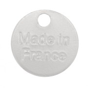 Breloques médailles 8 mm - Made in France - Argent 925 x4